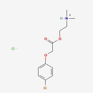 (p-Bromophenoxy)acetic acid 2-(dimethylamino)ethyl ester hydrochloride