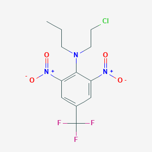 molecular formula C12H13ClF3N3O4 B166165 Fluchloralin CAS No. 33245-39-5