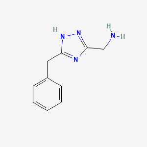 (5-benzyl-1H-1,2,4-triazol-3-yl)methanamine