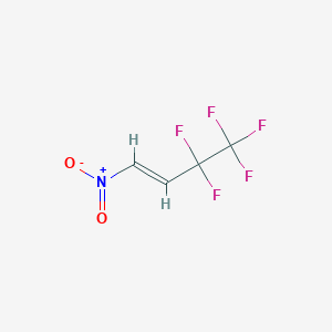molecular formula C4H2F5NO2 B1661669 1-Nitro-3,3,4,4,4-pentafluoro-1-butene CAS No. 933994-02-6