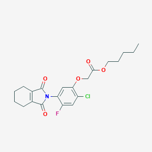 molecular formula C21H23ClFNO5 B166167 Flumiclorac-pentyl CAS No. 87546-18-7