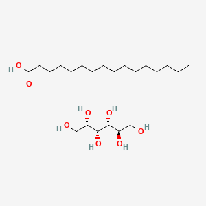 Hexadecanoic acid;(2R,3R,4R,5S)-hexane-1,2,3,4,5,6-hexol