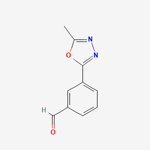 3-(5-Methyl-1,3,4-oxadiazol-2-yl)benzaldehyde