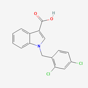 1H-Indole-3-carboxylic acid, 1-[(2,4-dichlorophenyl)methyl]-