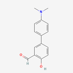 4'-Dimethylamino-4-hydroxybiphenyl-3-carbaldehyde