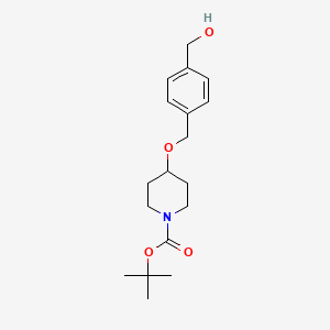 tert-Butyl 4-{[4-(hydroxymethyl)phenyl]methoxy}piperidine-1-carboxylate