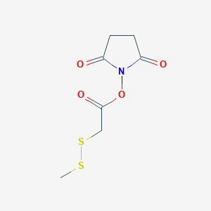 2,5-Pyrrolidinedione, 1-[[(methyldithio)acetyl]oxy]-