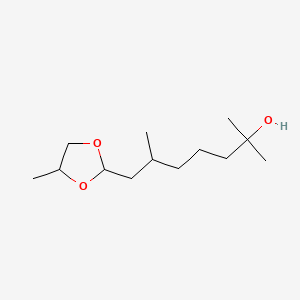 molecular formula C13H26O3 B1661704 Hydroxycitronellal propyleneglycol acetal CAS No. 93804-64-9