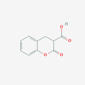 molecular formula C10H8O4 B1661705 2-Oxo-3-chromanecarboxylic acid CAS No. 93887-31-1
