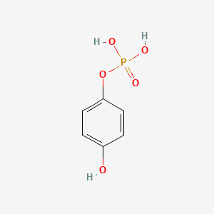 molecular formula C6H7O5P B1661712 4-Hydroxyphenyl dihydrogen phosphate CAS No. 940-75-0