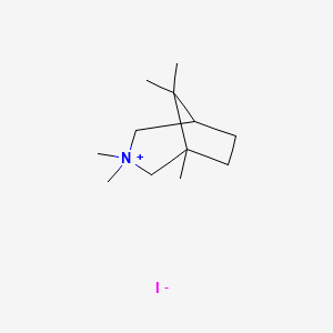 molecular formula C12H24IN B1661715 1,3,3,8,8-Pentamethyl-3-azoniabicyclo(3.2.1)octane iodide CAS No. 941-14-0