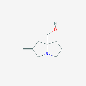 molecular formula C9H15NO B1661727 Occ12cccn1CC(=C)C2 CAS No. 942603-57-8