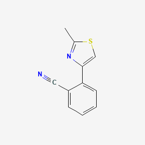 2-(2-Methyl-1,3-thiazol-4-yl)benzonitrile