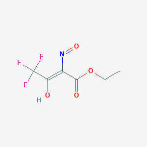 molecular formula C6H6F3NO4 B1661745 Ethyl 4,4,4-trifluoro-2-(hydroxyimino)-3-oxobutanoate CAS No. 94609-23-1
