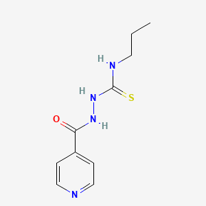 molecular formula C10H14N4OS B1661750 1-Isonicotinoyl-4-propyl-thiosemicarbazide CAS No. 94646-91-0