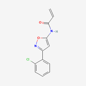 N-[3-(2-Chlorophenyl)-1,2-oxazol-5-yl]prop-2-enamide