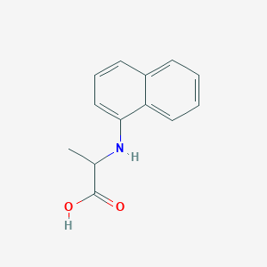 molecular formula C13H13NO2 B1661766 2-(Naphthalen-1-ylamino)propanoic acid CAS No. 94943-86-9