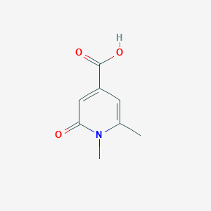 molecular formula C8H9NO3 B1661806 1,6-Dimethyl-2-oxo-1,2-dihydropyridine-4-carboxylic acid CAS No. 956386-40-6