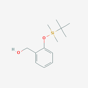 molecular formula C13H22O2Si B1661820 Benzenemethanol, 2-[[(1,1-dimethylethyl)dimethylsilyl]oxy]- CAS No. 96013-79-5