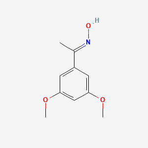 molecular formula C10H13NO3 B1661848 N-[(1E)-1-(3,5-Dimethoxyphenyl)ethylidene]hydroxylamine CAS No. 97294-77-4