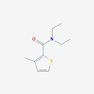 molecular formula C10H15NOS B1661850 N,N-Diethyl-3-methylthiophene-2-carboxamide CAS No. 97308-14-0