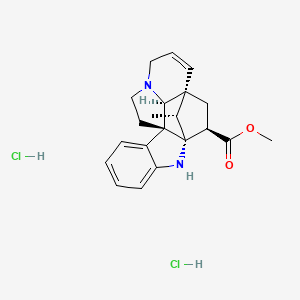 molecular formula C21H26Cl2N2O2 B1661854 Vindolinine dihydrochloride CAS No. 976-78-3