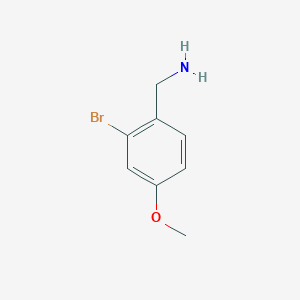 molecular formula C8H10BrNO B1661856 2-Bromo-4-methoxybenzylamine CAS No. 97640-51-2