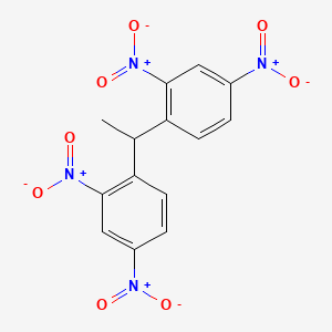 molecular formula C14H10N4O8 B1661863 Benzene, 1,1'-ethylidenebis[2,4-dinitro- CAS No. 98120-61-7