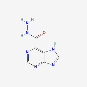 molecular formula C6H6N6O B1661864 7H-Purine-6-carbohydrazide CAS No. 98198-25-5