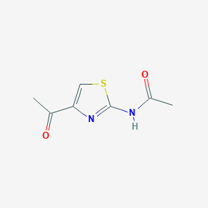 molecular formula C7H8N2O2S B1661866 N-(4-Acetylthiazol-2-yl)acetamide CAS No. 98276-74-5