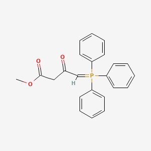 molecular formula C23H21O3P B1661882 Methyl 4-(triphenylphosphoranylidene)acetoacetate CAS No. 98815-59-9