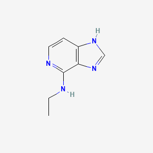 molecular formula C8H10N4 B1661884 3h-Imidazo[4,5-c]pyridin-4-amine,n-ethyl- CAS No. 98858-11-8