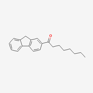 molecular formula C21H24O B1661887 1-(9H-fluoren-2-yl)octan-1-one CAS No. 99012-31-4