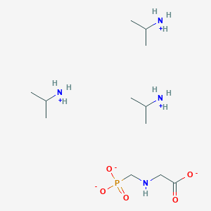 molecular formula C12H35N4O5P B166189 Glyphosate-isopropylammonium CAS No. 38641-94-0