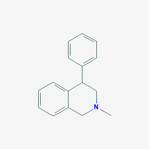 molecular formula C16H17N B1661890 2-Methyl-4-phenyl-1,2,3,4-tetrahydroisoquinoline CAS No. 99087-42-0