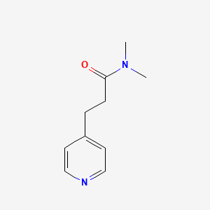 molecular formula C10H14N2O B1661891 N,N-dimethyl-3-pyridin-4-ylpropanamide CAS No. 99169-50-3