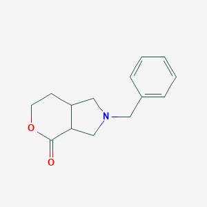 molecular formula C14H17NO2 B166190 2-Benzylhexahydropyrano[3,4-c]pyrrol-4(2H)-one CAS No. 135782-11-5