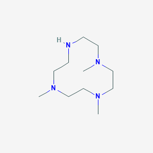 molecular formula C11H26N4 B1661904 1,4,7,10-Tetraazacyclododecane, 1,4,7-trimethyl- CAS No. 99892-23-6