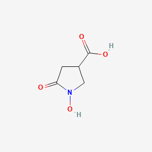molecular formula C5H7NO4 B1661910 1-Hydroxy-5-oxo-3-pyrrolidinecarboxylic acid CAS No. 99940-65-5