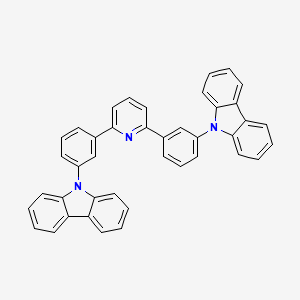 molecular formula C41H27N3 B1661912 2,6-Bis(3-(9H-carbazol-9-yl)phenyl)pyridine CAS No. 1013405-24-7