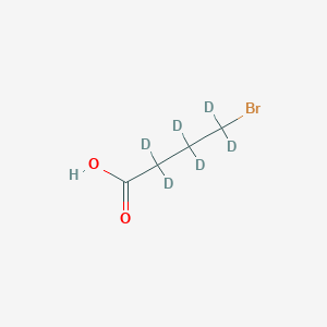 molecular formula C4H7BrO2 B166192 4-Bromo-2,2,3,3,4,4-hexadeuteriobutanoic acid CAS No. 136091-75-3
