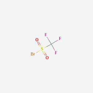 molecular formula CBrF3O2S B1661921 Trifluoromethanesulfonyl bromide CAS No. 15458-53-4