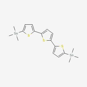 B1661923 5,5''-Bis(trimethylstannyl)-2,2':5',2''-terthiophene CAS No. 178931-63-0
