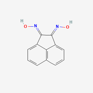 molecular formula C12H8N2O2 B1661924 Acenaphthenequinone Dioxime CAS No. 1932-08-7