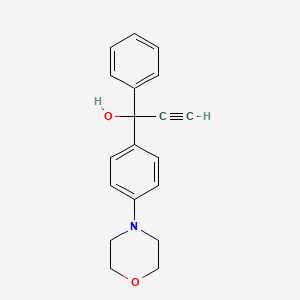 molecular formula C19H19NO2 B1661925 1-(4-Morpholinophenyl)-1-phenyl-2-propyn-1-ol CAS No. 194940-93-7