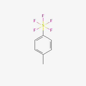 molecular formula C7H7F5S B1661928 p-Tolylsulfur pentafluoride CAS No. 203126-21-0