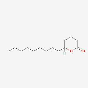 molecular formula C14H26O2 B1661937 delta-Tetradecalactone CAS No. 2721-22-4