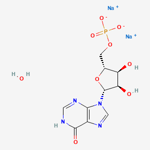B1661948 Inosine 5'-monophosphate disodium salt hydrate CAS No. 352195-40-5