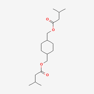 molecular formula C18H32O4 B1661951 1,4-Cyclohexanedimethanol Diisovalerate CAS No. 377085-57-9