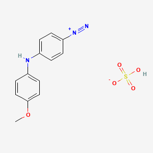 molecular formula C13H13N3O5S B1661963 4-Diazo-4'-methoxydiphenylamine Sulfate CAS No. 49732-38-9
